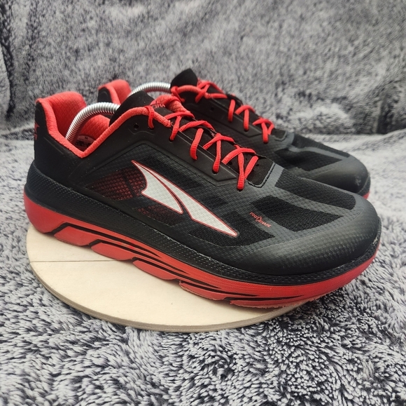 Altra Other - Altra Duo Running Shoes Lightweight Foot Shape Red Black Men's Size 10.5